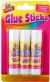 Art Box 3pk Twist Action Glue Sticks Part No.6018
