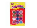 Art Box 12pk Metallic Colour Glitter Pots Part No.6088
